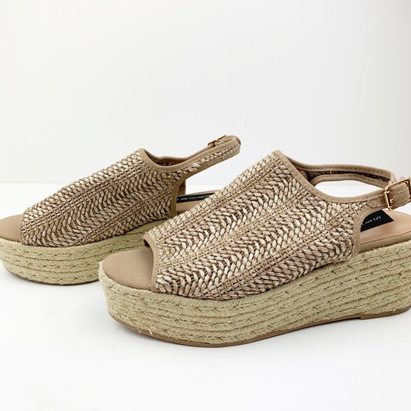Steve Madden bronze espadrille wedge sandal - Picture 6 of 8